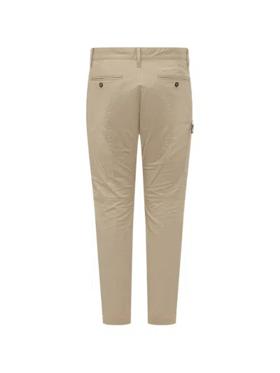 Dsquared2 Cargo Trousers With Pockets In Neutral