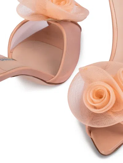 Le Silla Rose Mules In Multi