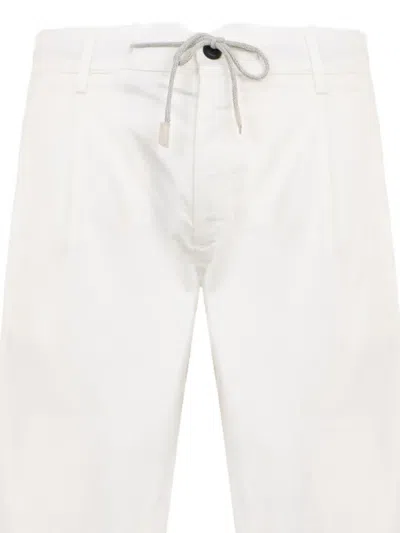 Eleventy Drawstring-fastening Shorts In White