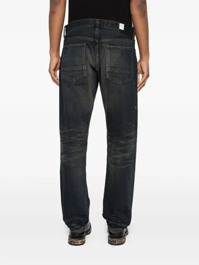 Mastercraft Union Edo Button Jeans In Blue