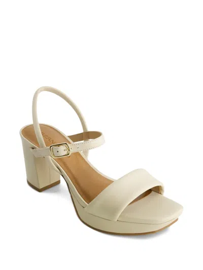 Bernardo Canto Leather Platform Sandals In Neutral