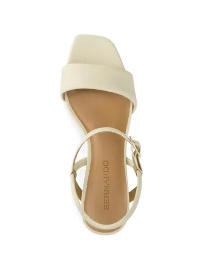 Bernardo Canto Leather Platform Sandals In Neutral