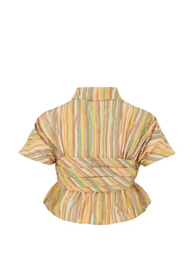 Alexis Striped Top In Multi