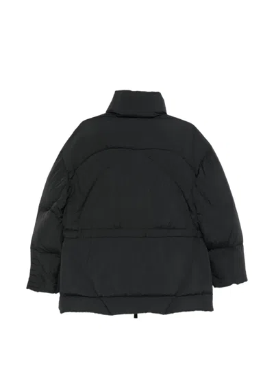 Bacon Drawstring Padded Coat In Black