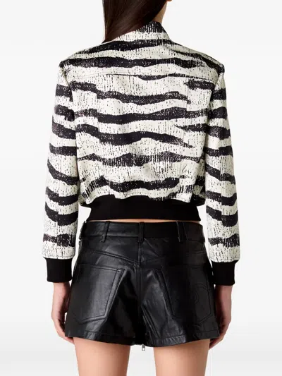 R13 Stand-collar Jacket In Multi