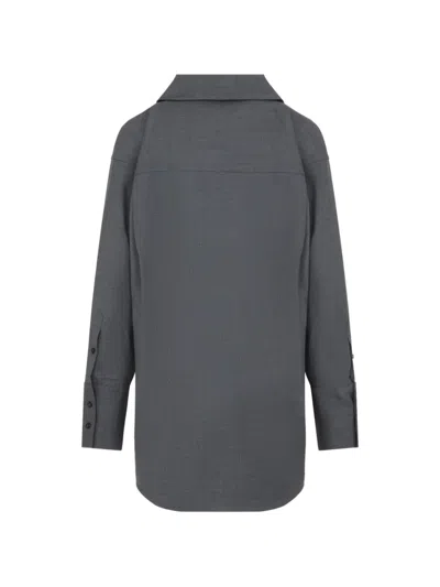 Co Wool Overshirt In Gray