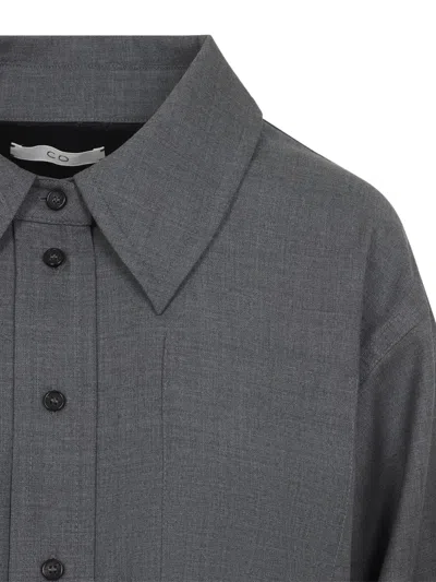 Co Wool Overshirt In Gray