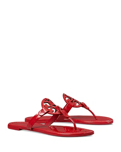 Tory Burch Miller Slides In Red