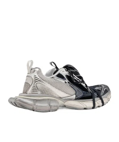Balenciaga 3xl Split Logo Nylon And Mesh Sneakers In Multi