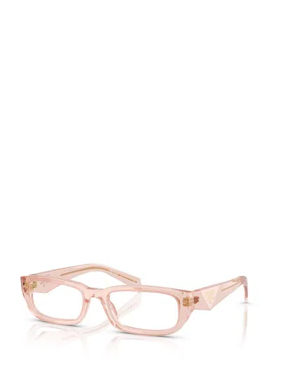 Prada Demo Rectangular Ladies Eyeglasses Pr B05v 19q1o1 54 In Pink