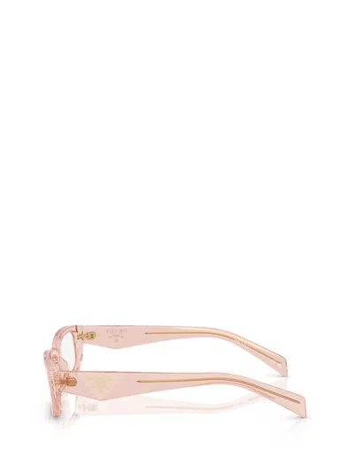 Prada Demo Rectangular Ladies Eyeglasses Pr B05v 19q1o1 54 In Pink