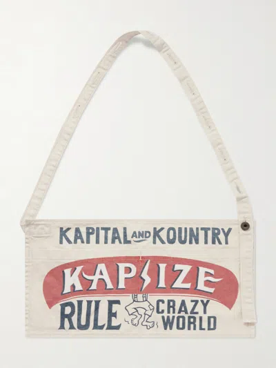 Kapital Printed Cotton-canvas Apron In Multi