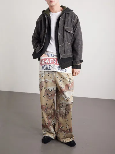 Kapital Printed Cotton-canvas Apron In Multi
