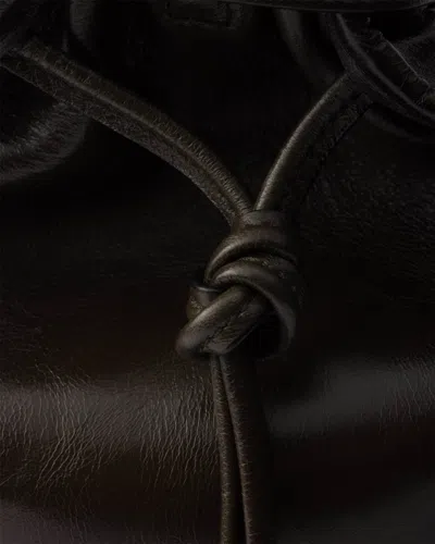 Prada Chocolate Leather Large Shopping Bag In Brown