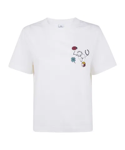 Paul Smith Charms Graphic T-shirt In White