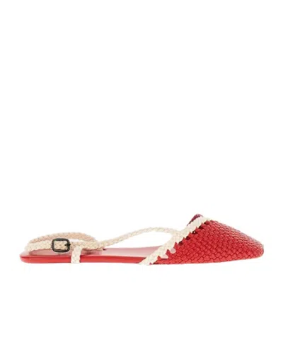 Hereu Ruby Slingback Flats In Multi