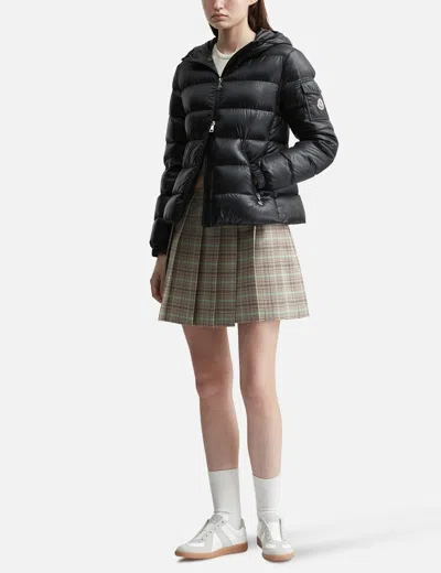 Moncler Long-sleeved Down Jacket In Black