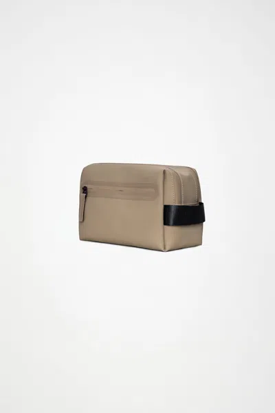 Rains Zip-fastening Wash Bag In Nude