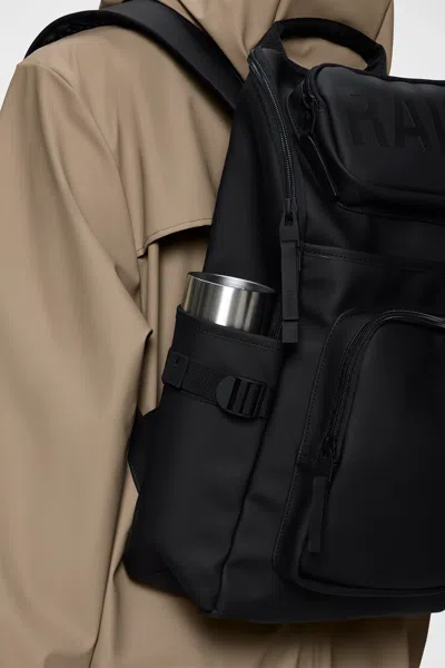 Rains Texel Cargo Backpack In Black