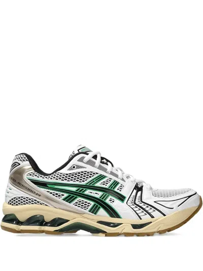 Asics Heritage Running Silhouette Gel-kayano 14 Sneakers In Green