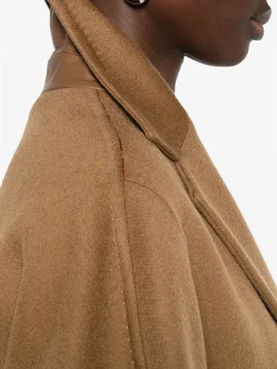 Max Mara Coat In Brown