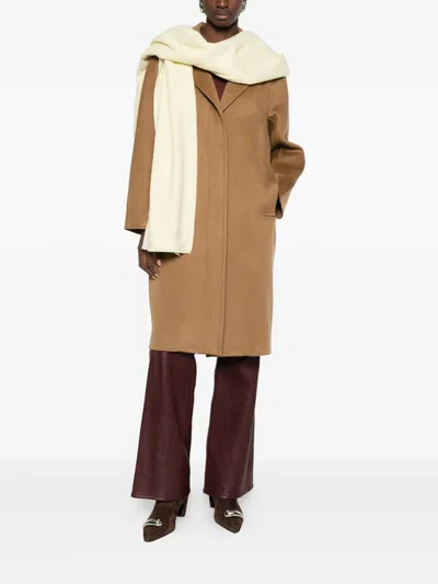 Max Mara Coat In Brown