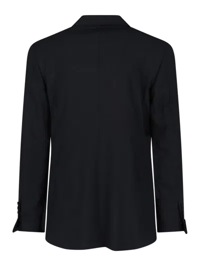 Tom Ford Single Breasted Blazer Notch Lapel Cuffs In Black