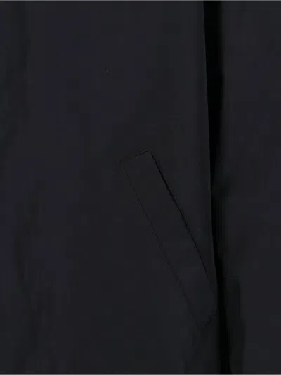 A.p.c. A. P.c. Logo-print Snap Front Coach Jacket In Black