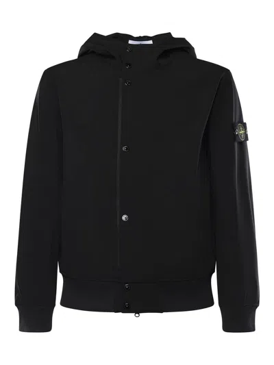 Stone Island Outerwear In Black