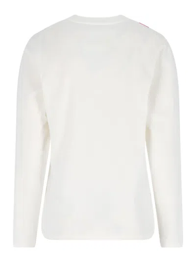 Jil Sander Logo Sweater In White