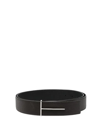 Tom Ford T Belt In Black