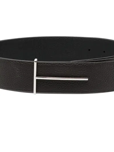 Tom Ford T Belt In Black