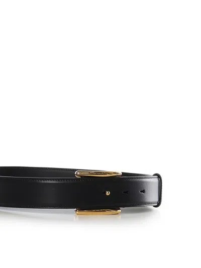 Alaïa Alaia Women Curved Leather Belt In Orange