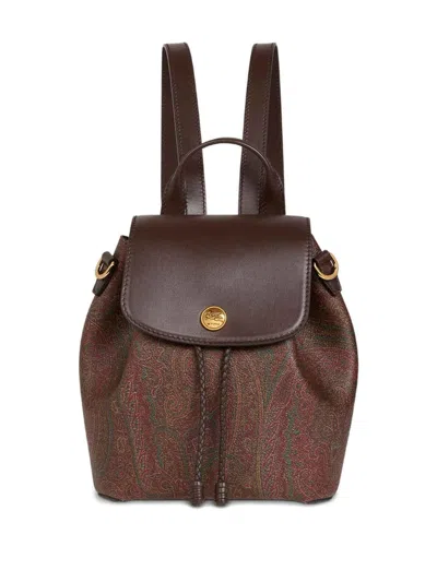 Etro Backpack In Brown
