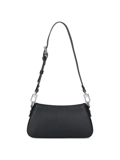 Vivienne Westwood Tasha Shoulder Phone Bag Faux Leather Black-3d-orb