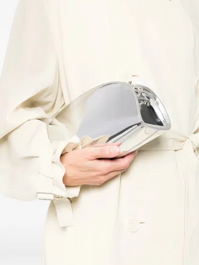 A.p.c. A. P.c. Sac Demi Lune Shoulder Bag Rab Silver