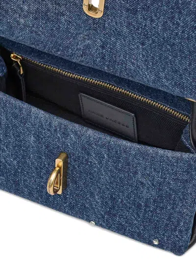 Marc Jacobs Chic Shoulder Bag Featuring Decorative Charms In Blue