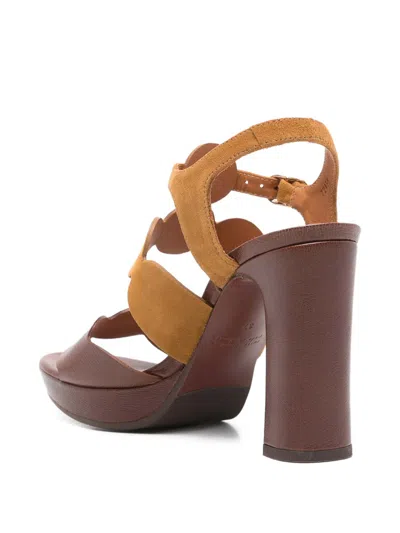 Chie Mihara Caliga Scalloped Strap Sandals In Multi