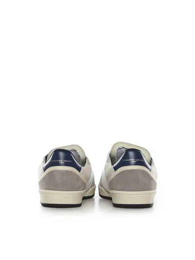 Philippe Model Pgal Perforated Patch Trainers In Multi