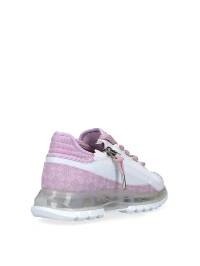 Givenchy Collar Padded Slip-on Sneakers With Transparent Sole In White