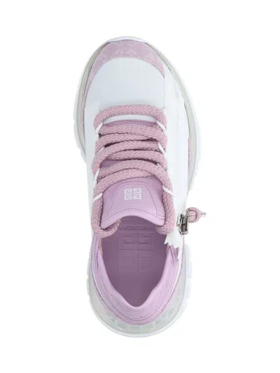 Givenchy Collar Padded Slip-on Sneakers With Transparent Sole In White