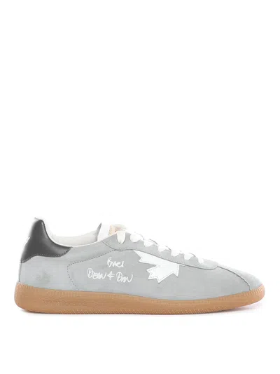 Dsquared2 Rebels Suede Sneakers In Gray