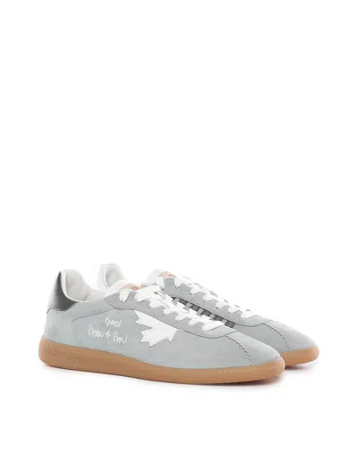 Dsquared2 Rebels Suede Sneakers In Gray