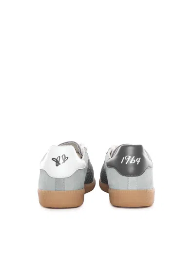 Dsquared2 Rebels Suede Sneakers In Gray