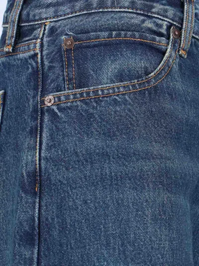Frame Ultra-high Waist Flare Jeans With Side Slits For Women In Multi