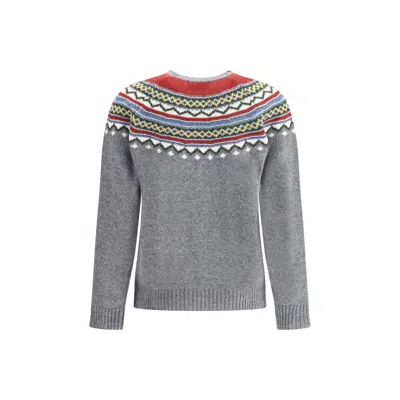 Dsquared2 Grey Virgin Wool Sweater In Gray