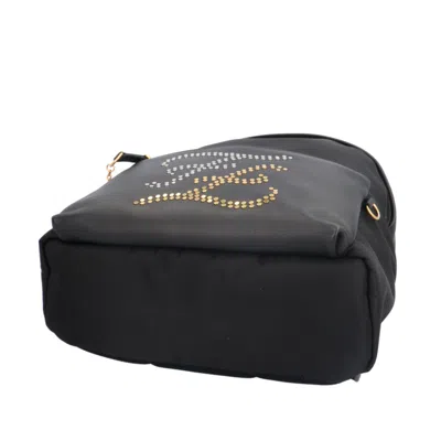 Pre-owned Fendi Black Nylon Leather Backpack ()