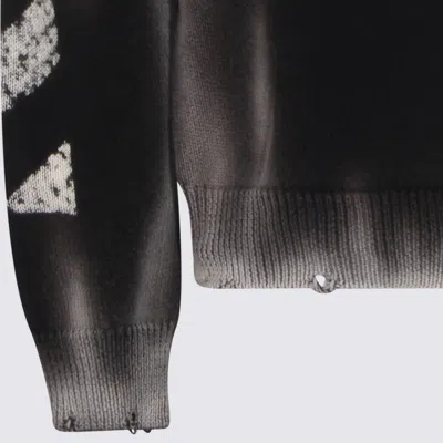 Off-white Sweaters Blacks And Greys In Black