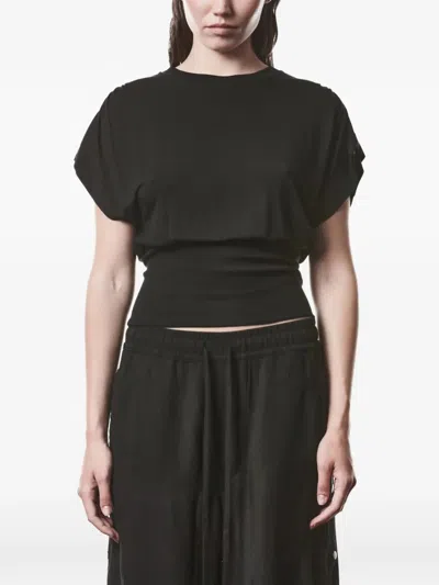 Thom Krom Gathered T-shirt In Black