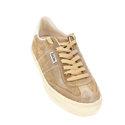Golden Goose Soul Star Suede Sneakers With White Leather Heel Tab In Brown